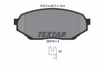 Klocki hamulcowe - komplet TEXTAR 2541901