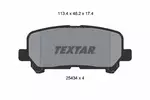 Klocki hamulcowe - komplet TEXTAR 2543403