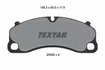 Klocki hamulcowe - komplet TEXTAR 2556601
