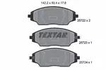Klocki hamulcowe - komplet TEXTAR 2572201