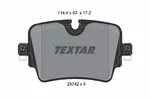 Klocki hamulcowe - komplet TEXTAR 2574201
