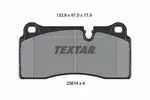 Klocki hamulcowe - komplet TEXTAR 2581401