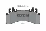 Klocki hamulcowe - komplet TEXTAR 2640401