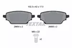 Klocki hamulcowe - komplet TEXTAR 2665401