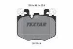 Klocki hamulcowe - komplet TEXTAR 2677601