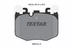 Klocki hamulcowe - komplet TEXTAR 2681901