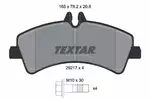 Klocki hamulcowe - komplet TEXTAR 2921702