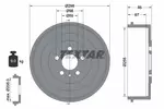 Bęben hamulcowy TEXTAR 94015000