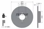 Tarcza hamulcowa TEXTAR 92011400
