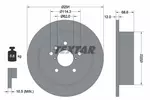 Tarcza hamulcowa TEXTAR 92144203
