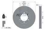 Tarcza hamulcowa TEXTAR 92236200