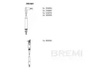 Przewody zapłonowe - zestaw BREMI 300/884