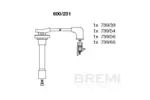 Przewody zapłonowe - zestaw BREMI 600/231
