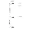 Przewody zapłonowe - zestaw BREMI 600/243