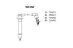 Przewody zapłonowe - zestaw BREMI 600/253
