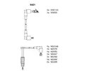 Przewody zapłonowe - zestaw BREMI 9A21