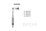 PRZEWODY ZAPŁONOWE VW FOX (5Z1) 10/2003=> BREMI 9A35/200