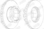 Tarcza hamulcowa JURID 567110J