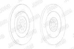 Tarcza hamulcowa JURID 567142J