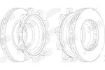 Tarcza hamulcowa JURID 569022J