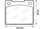 Tarcza hamulcowa JURID 562182J