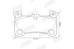 Klocki hamulcowe - komplet JURID 573339JC