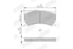 Klocki hamulcowe - komplet JURID 573372J