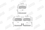 Klocki hamulcowe - komplet JURID 573373J