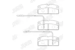 Klocki hamulcowe - komplet JURID 573750J