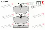 Klocki hamulcowe - komplet FTE BL1436A4