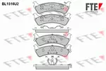 Klocki hamulcowe - komplet FTE BL1516U2