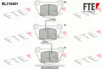 Klocki hamulcowe - komplet FTE BL2104A1