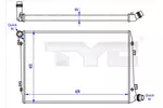 Chłodnica wody TYC 737-0062-R