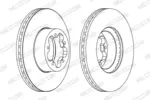 Tarcza hamulcowa FERODO DDF337