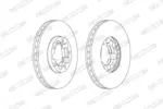 Tarcza hamulcowa FERODO DDF275