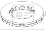 Tarcza hamulcowa PE AUTOMOTIVE 106.211-00A (Z przodu i z tyłu)