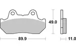 Klocki hamulcowe - komplet BREMBO 07HO1010