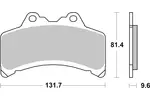 Klocki hamulcowe - komplet BREMBO 07YA3108
