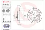 Tarcza hamulcowa BREMBO 08.9163.75 - fot.1