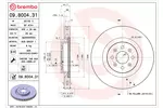 Tarcza hamulcowa BREMBO 09.8004.31 - fot.2