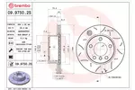 Tarcza hamulcowa BREMBO 09.9750.2S