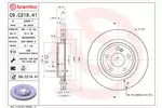 Tarcza hamulcowa BREMBO 09.C219.41 - fot.2