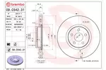 Tarcza hamulcowa BREMBO 09.C542.31