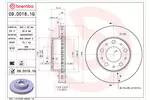 Zestaw do hamulców, hamulce tarczowe BREMBO KT 10 048