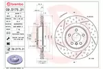 Tarcza hamulcowa BREMBO 09.D175.21