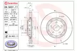 Tarcza hamulcowa BREMBO 09.N431.11