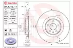 Tarcza hamulcowa BREMBO 09.Y319.11