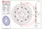 Tarcza hamulcowa BREMBO 78B40840