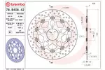 Tarcza hamulcowa BREMBO 78B40842
