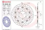 Tarcza hamulcowa BREMBO 78B40863